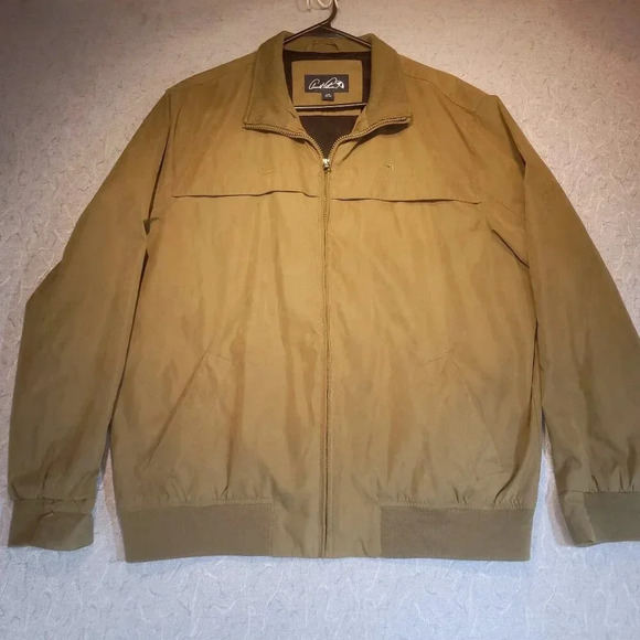 Arnold Palmer Other - Arnold Palmer Men's Green Suede-Like  Long Sleeve Jacket Size 42-44 Large